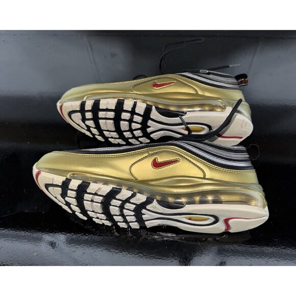 Nike Air Max 97 QS B-Sides Metallic Gold Mens Athletic Shoes Sneakers Size 10 main image 5